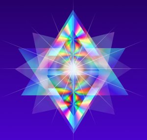triangles of light logo