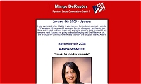 link to Marge DeRuyter for Pipestone Country Commissioner site