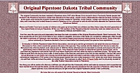 link to the Dakota People of Pipestone